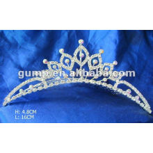Rhinestone boda tiara peine (GWST12-022)